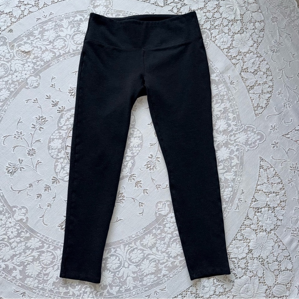 Slim Sation By Multiples Tummy‎ Control Ankle Leggings dark grey size Medium